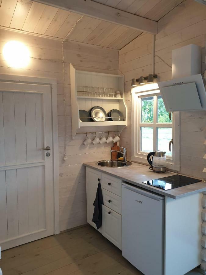 Ozo Riverside Wooden Cottage In Jūrkalne Exterior foto